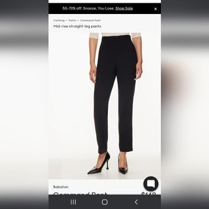 Command pants in TruCrepe